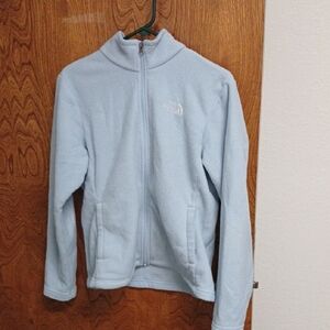 The North Face Kids Light Blue Glacier Fleece Jacket